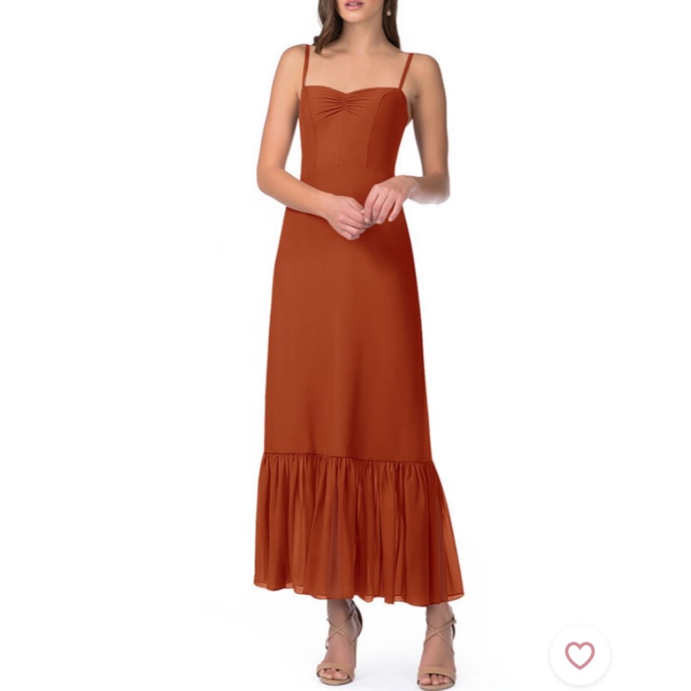 Azazie bridesmaid/formal dress 4 Paprika